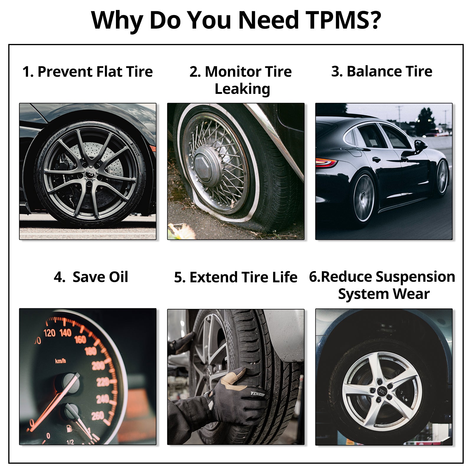 H1911 1PZ MX2-TP3 Sensor for Ford F150 F250/F350 Super Duty Escape Focus Explorer, for Mercury/Lincoln Mazda, 315MHZ Preprogrammed Tire Pressure Sensor, DE8T-1A180-AA 9L3Z-1A189-A