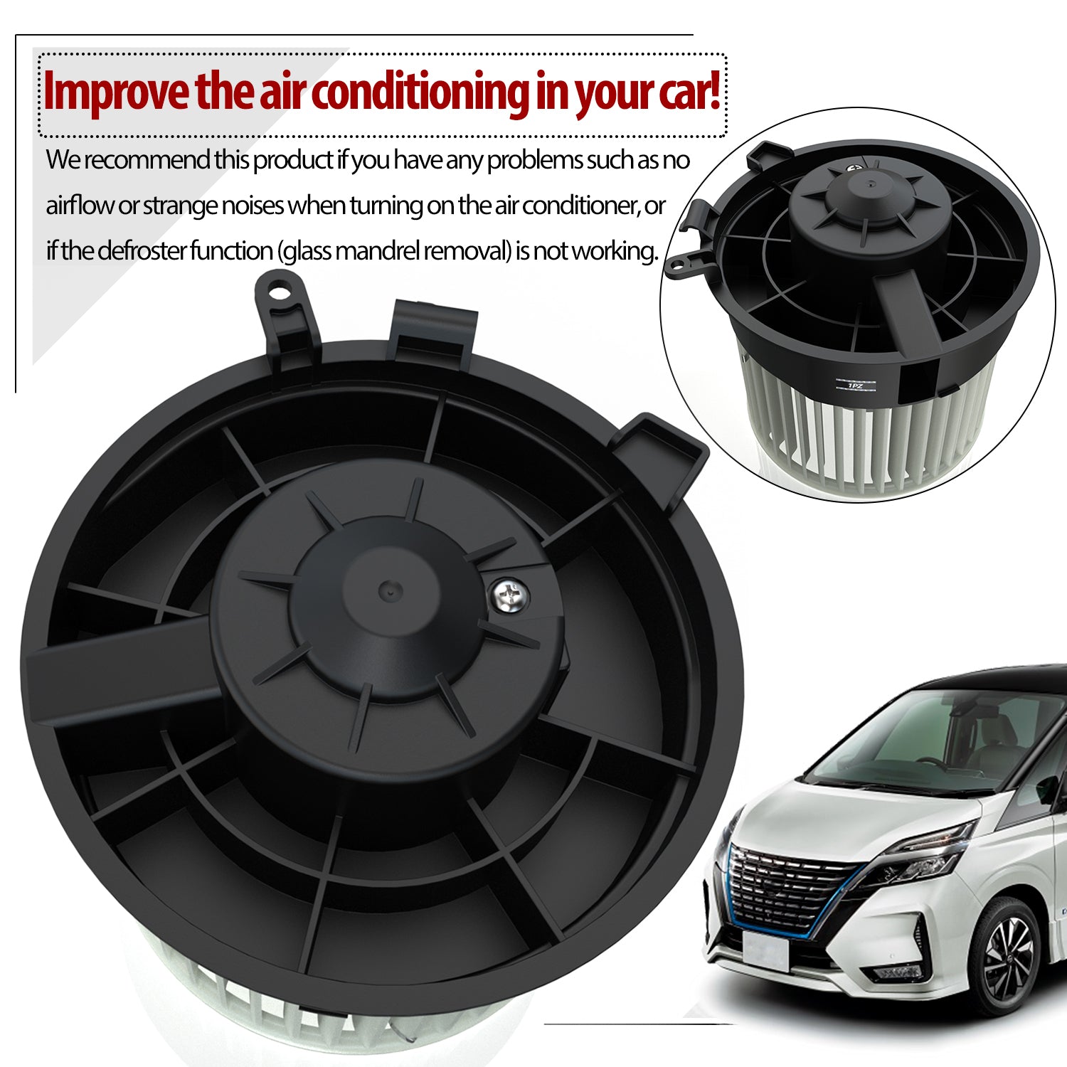H1904 AC Heater Blower Motor For 2008-2013 Nissan Rogue / 2007-2012 Nissan Sentra