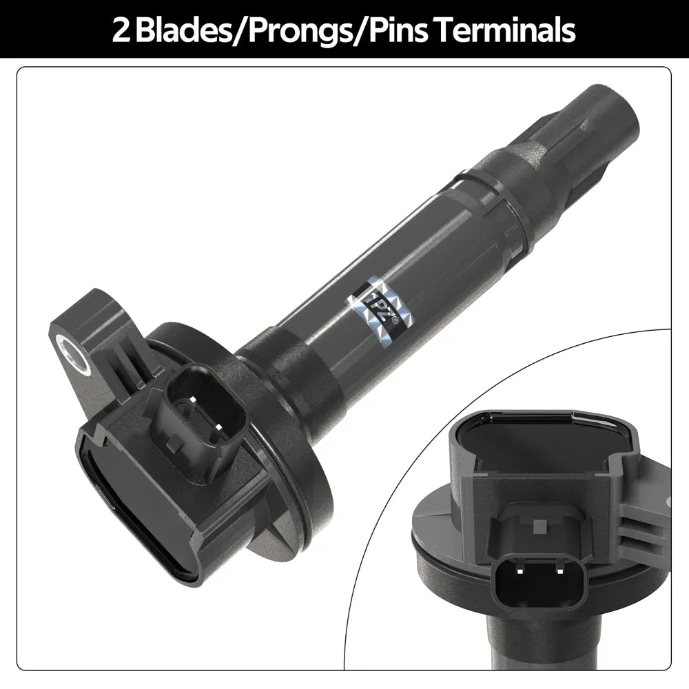 H2161 Set of 6 Ignition Coil Pack Replacement for Jeep Dodge Ram Mitsubishi Cherokee Liberty Commander Dakota Durango Nitro 1500 3.7L 4.7L V6 OEM UF270 UF297 UF399 C1231 5C1114 56028138