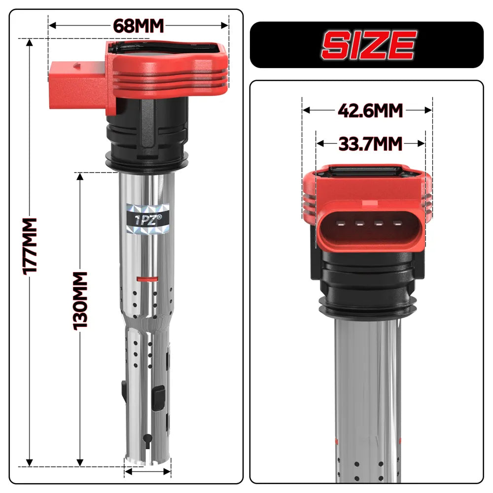 H2167 UF529 Ignition Coil NGK Spark Plug For Audi A4 A5 A6 A7 A8 Quattro Q5 Q7 R8 S4