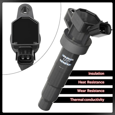 H2184 4pcs Ignition Coil Set For 27300-2G000 Kia Forte Optima Sorento Sportage 2.4L L4