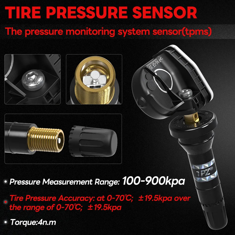 H3053  TPMS Sensor Ford Tire Pressure Sensor 315MHz Set of 4 for Ford F150 Edge Explorer Mus Tang Lincoln MKT Replaces F2GZ-1A189-A F2GT1A180AB