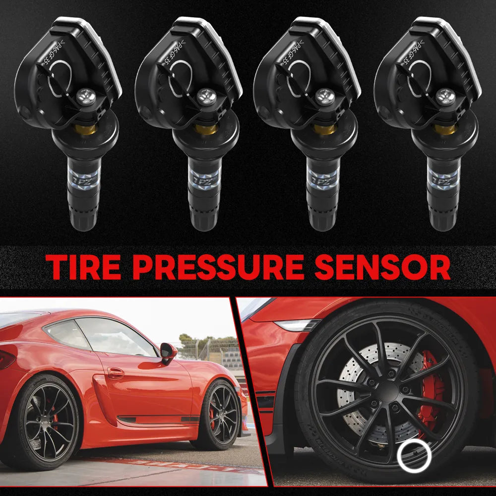 H3053  TPMS Sensor Ford Tire Pressure Sensor 315MHz Set of 4 for Ford F150 Edge Explorer Mus Tang Lincoln MKT Replaces F2GZ-1A189-A F2GT1A180AB