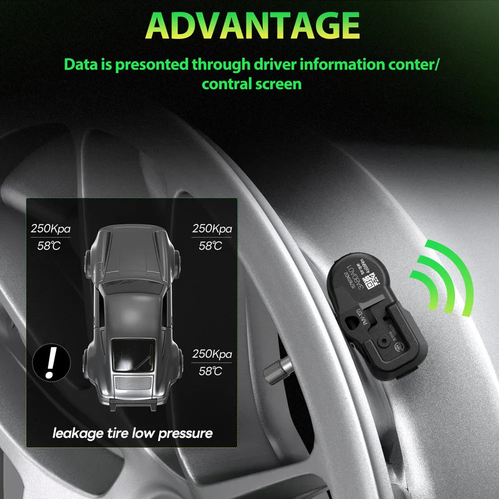 H3221 TPMS Sensor Compatible for Toyota Scion Pontiac Lexus, Camry rav4 Scion Yaris Corolla Tire Pressure Monitoring Sensor Replaces# 42607-33011 PMV-107J 42607-33021 42607-06011 315MHz