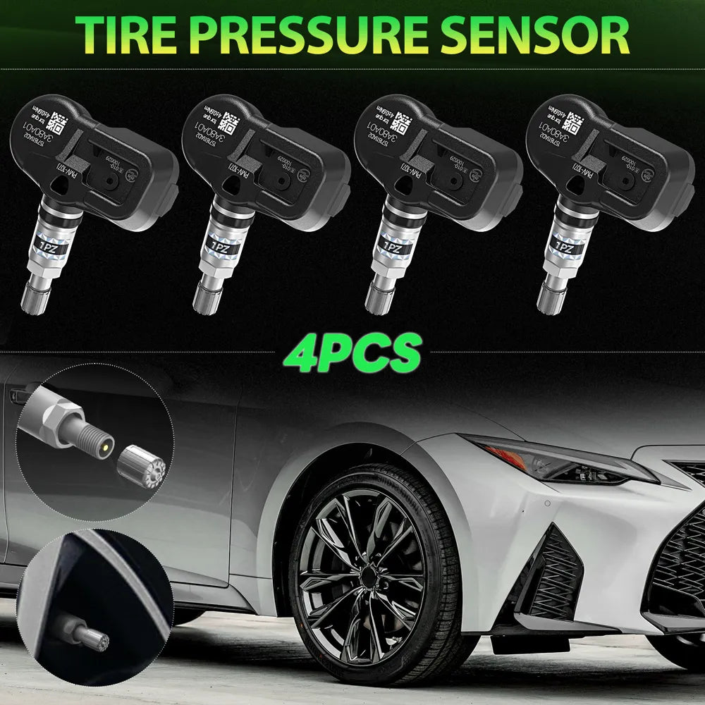 H3221 TPMS Sensor Compatible for Toyota Scion Pontiac Lexus, Camry rav4 Scion Yaris Corolla Tire Pressure Monitoring Sensor Replaces# 42607-33011 PMV-107J 42607-33021 42607-06011 315MHz