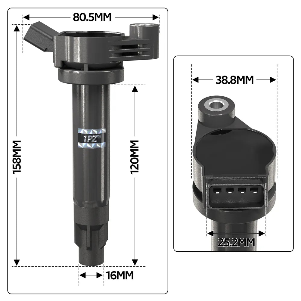 H3390 6pcs Ignition Coil+Spark Plug For Denso 90919-02246 2004-10 Toyota Lexus 3.3L V6