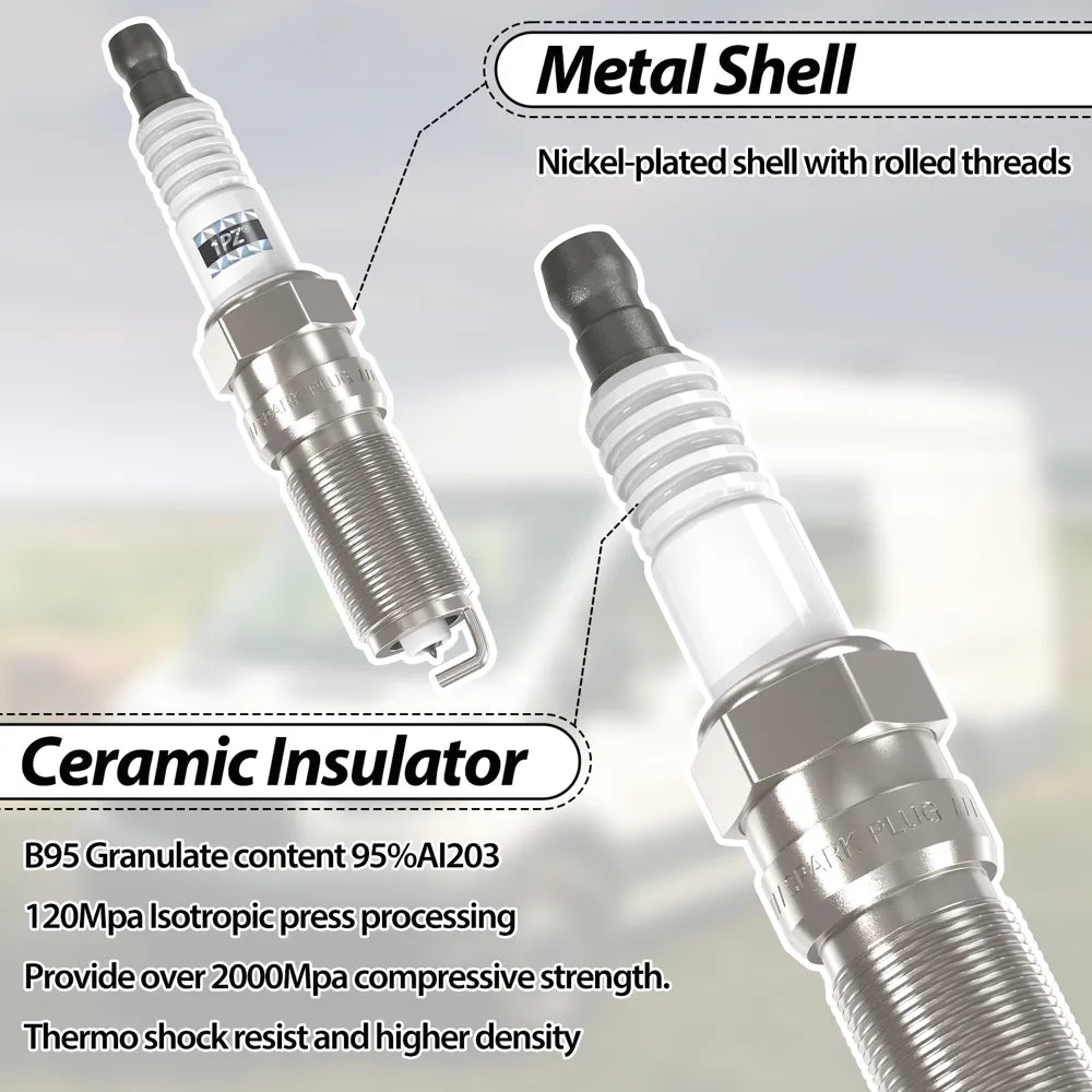 H3427 Set of 6 Ignition Coil Pack and Iridium Spark Plugs UF646 Compatible with Ford Lincoln F-150 Explorer Expedition Flex Police Interceptor Transit 150 250 350 MKS MKT Navigator 3.5L