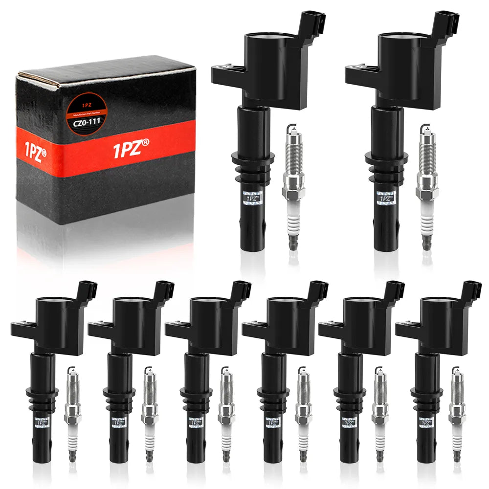 H3703 8Pcs Ignition Coils & Spark Plugs For Ford F-150 2009-2010 V8 4.6L 5.4L DG521