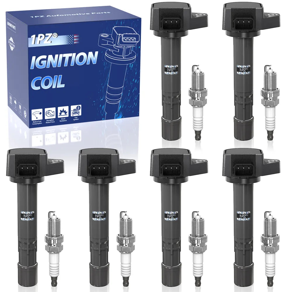 H3773 6x Ignition Coil Set For Honda Pilot 03-08 Ridgeline 06-08 3.5L V6 30520PGKA01
