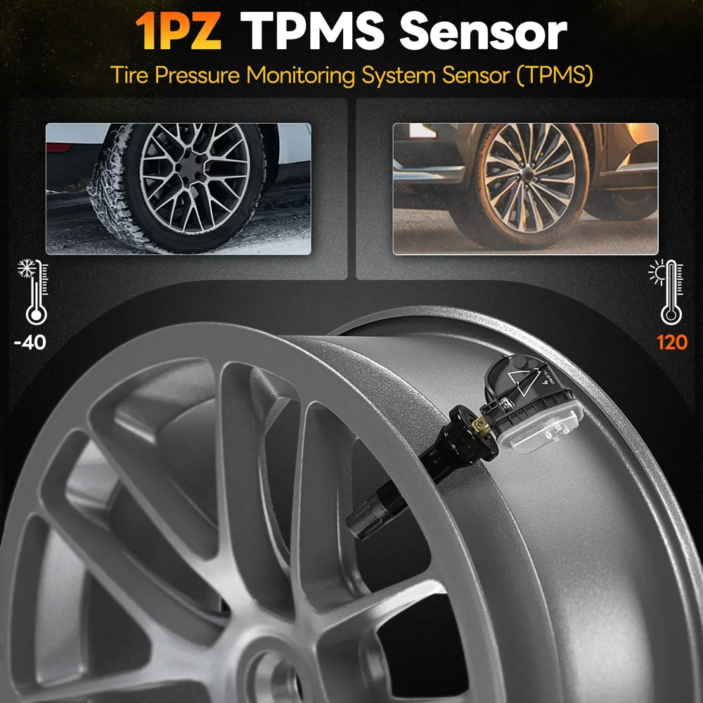 H4202 TPMS Tire Pressure Monitoring System Replacement for Buick Enclave LaCrosse Cadillac CT6 XT5 Chevrolet Camaro Cruze GMC Acadia Savana 433MHz Pre-Programmed Tire Pressure Sensor 13598773