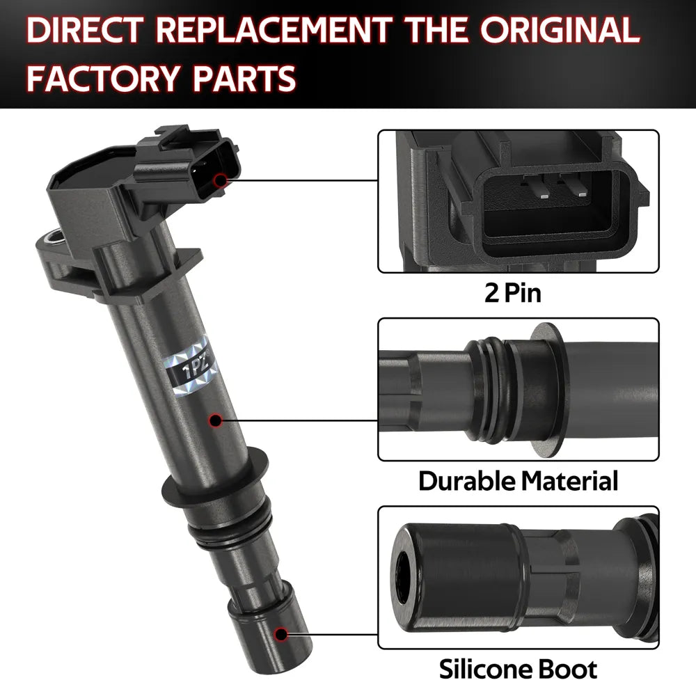 H4262 8x 56028138AF Mopar Ignition Coil Spark Plug For Dodge Dakota Durango 3.7L 4.7L