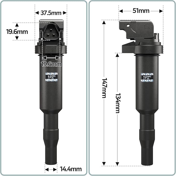 H4510  6pcs Ignition Coil Spark Plug with Connector Boots for BOSCH BMW MINI 5 6 7 X5 X6 UF592 UF667 0221504470 12137594937 [Parallel Import]