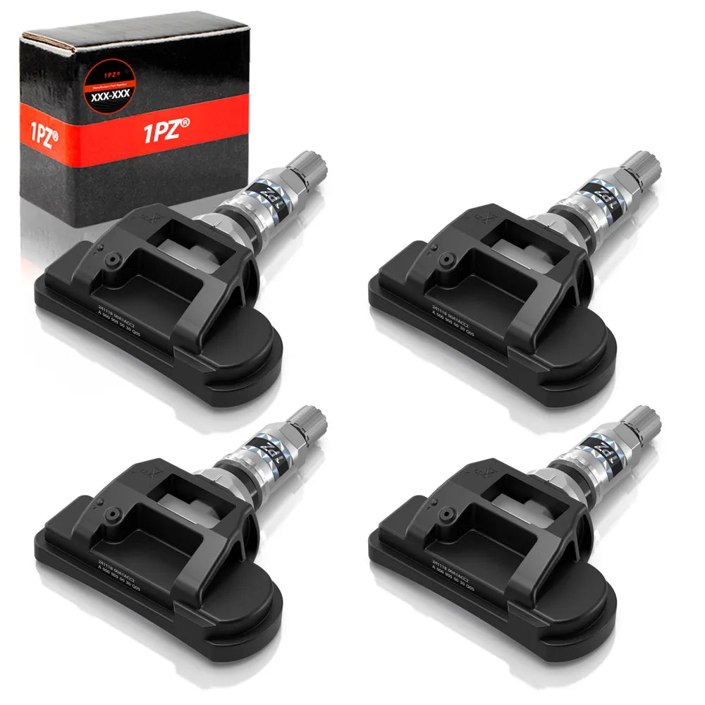 H4676 1PZ FHI-A3F TPMS Sensor Compatible for Mercedes Benz Smart AMG Freightliner Sprinter 433MHz 4pcs, Programmed Tire Pressure Monitoring System Replaces# A0009050030 9050030 A0009057200 9057200