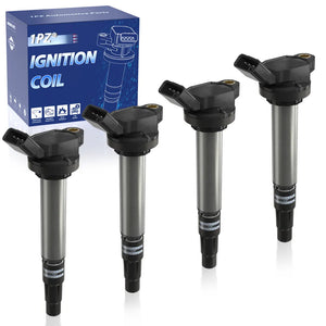 H5073 4 Genuine Ignition Coil For Denso 90919-02258 673-1310 Toyota Corolla Prius 1.8L