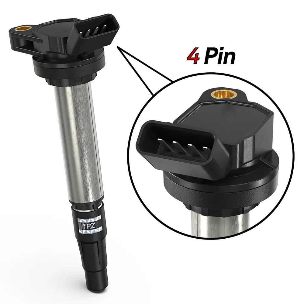 H5073 4 Genuine Ignition Coil For Denso 90919-02258 673-1310 Toyota Corolla Prius 1.8L