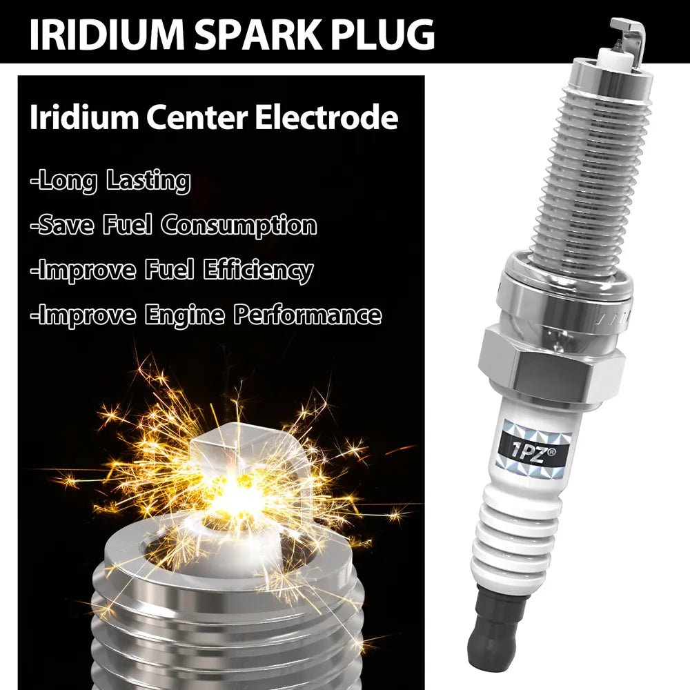 H2174 4x Ignition Coil Iridium Spark Plug For Toyota Corolla Prius 1.8L L4 OEM UF596
